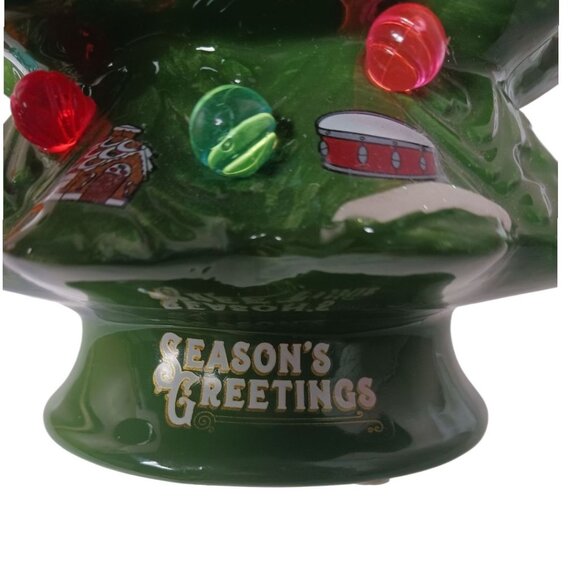 Disney Parks Ceramic Christmas Tree Figurine With Mickey & Friends Light-Up - Picture 6 of 12